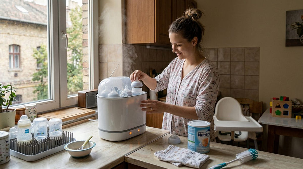 Cumisüveg sterilizáló és melegítő