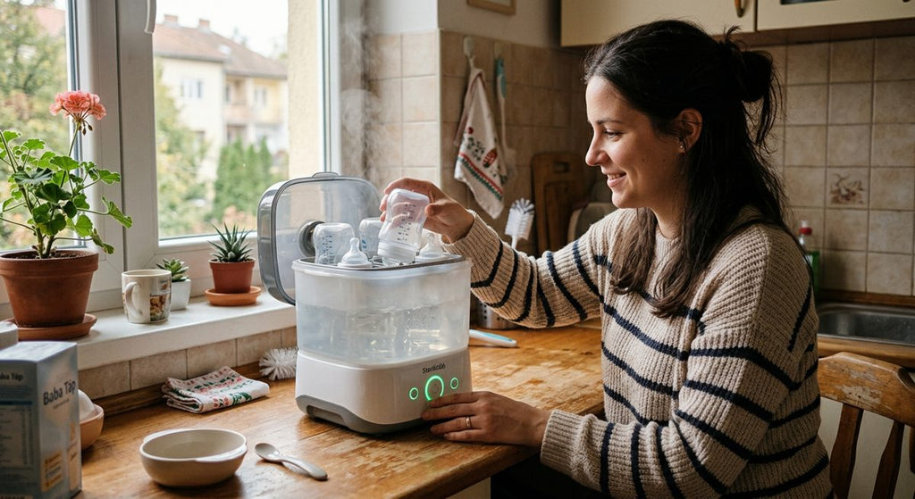Cumisüveg sterilizáló és melegítő