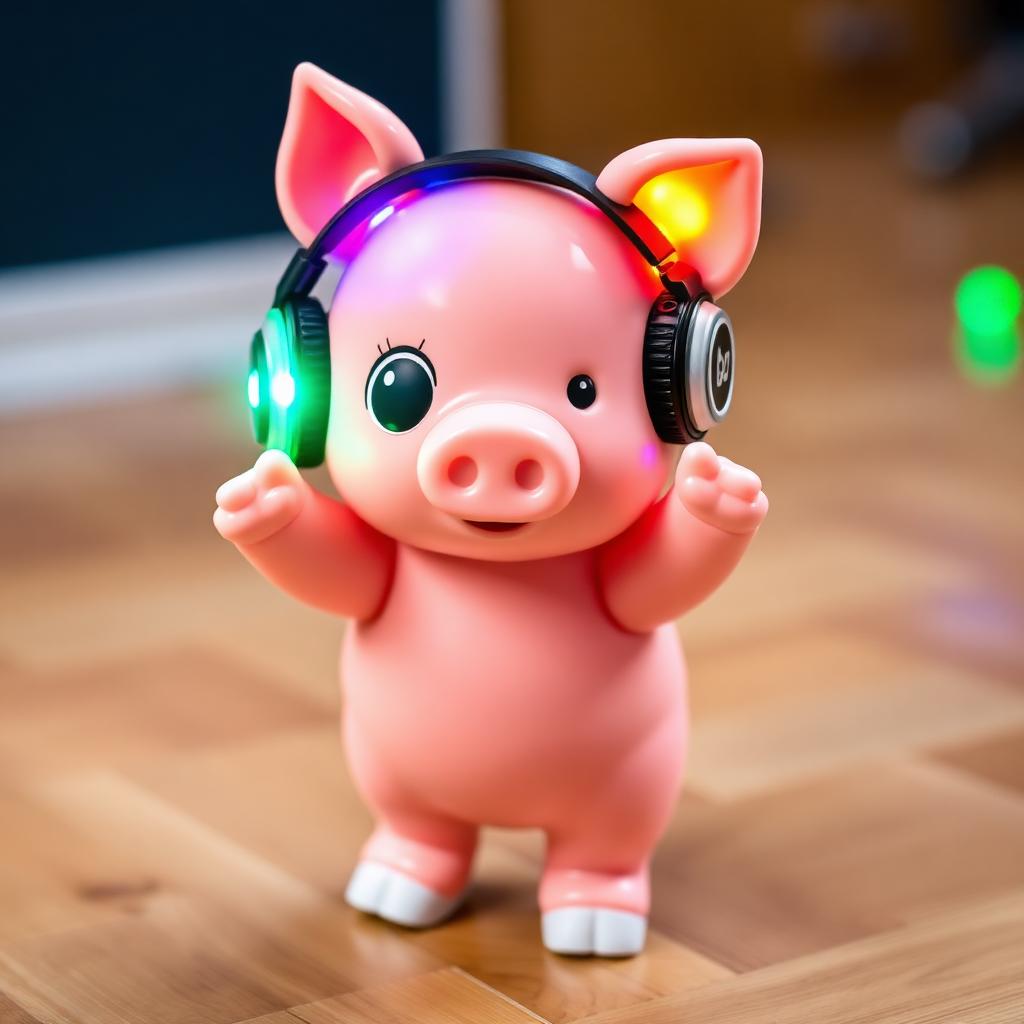 DJ malac fejhallgatóval