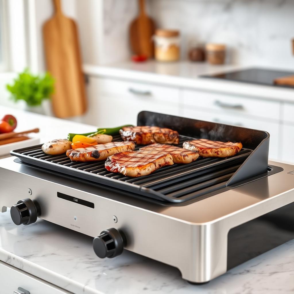 GRILLPRESS grillezés közben