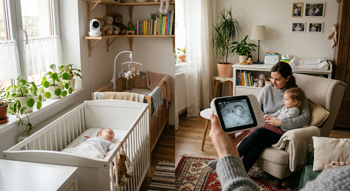 HD baba monitor kamerával – éjjellátó