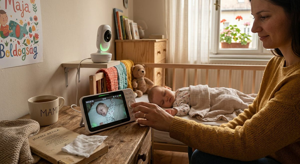 HD baba monitor kamerával – éjjellátó