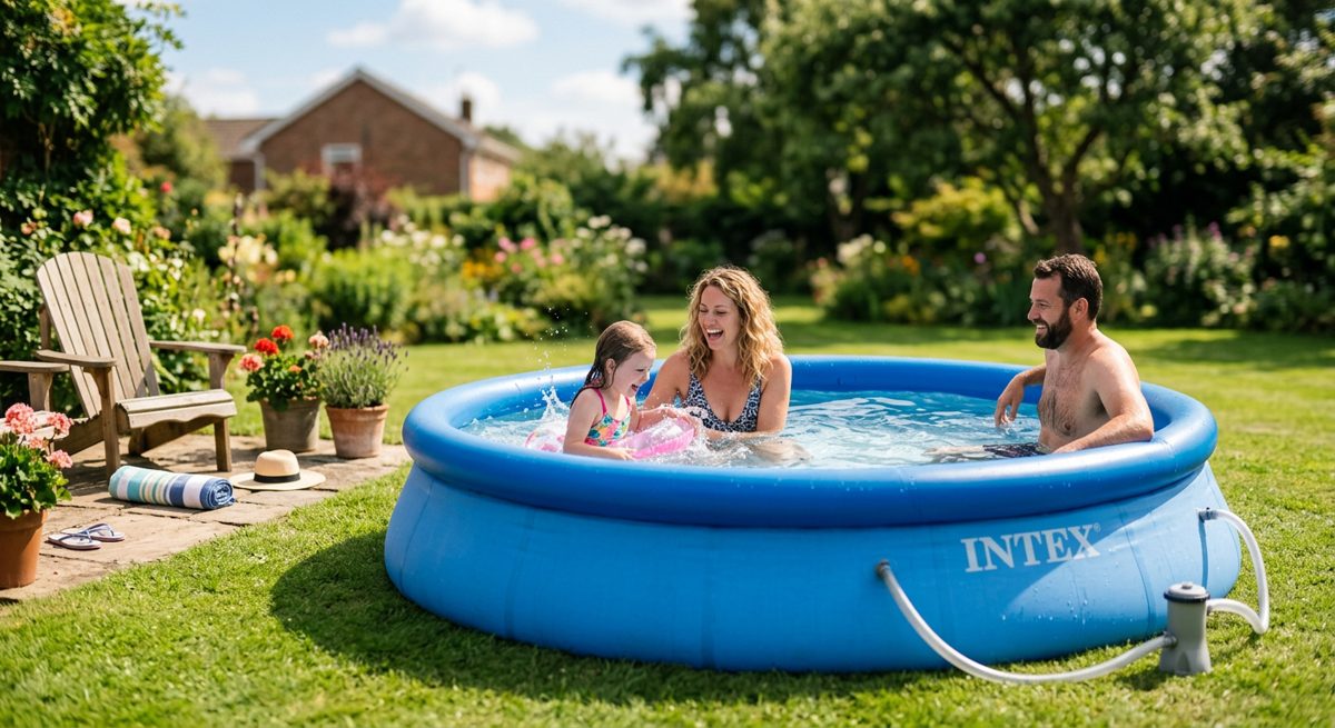 Intex 26300 felfújható kerek medence 366×76 cm