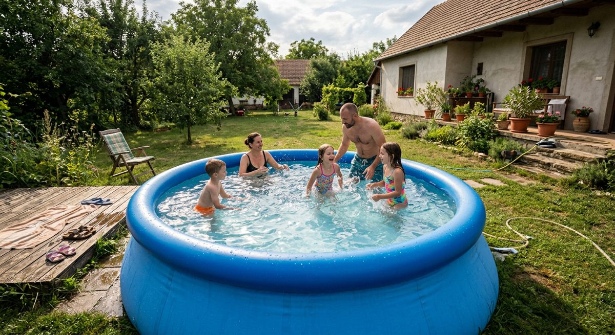Intex 26300 felfújható kerek medence 366×76 cm