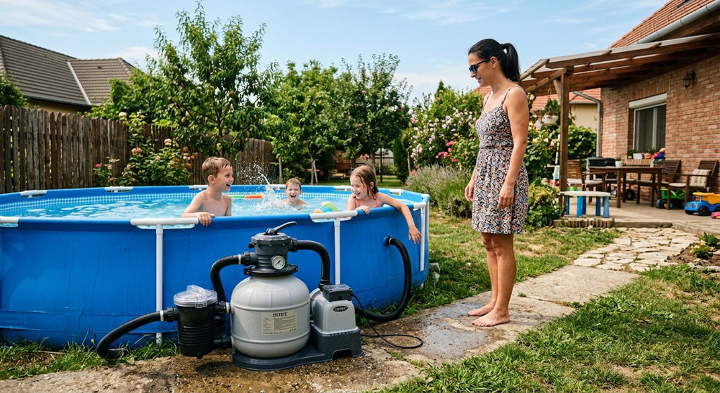 Intex homokszűrős vízforgató – 4500 L/h