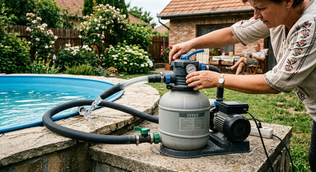 Intex homokszűrős vízforgató – 4500 L/h