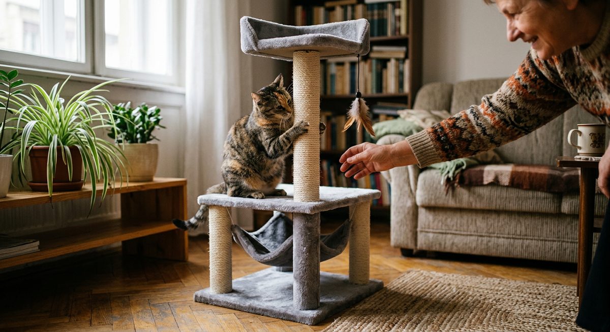 Macska kaparófa 60 cm többfunkciós